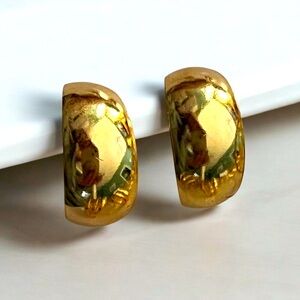 New Gold Hoop Earrings